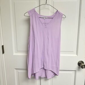 Lavender Sleeveless Women's Top